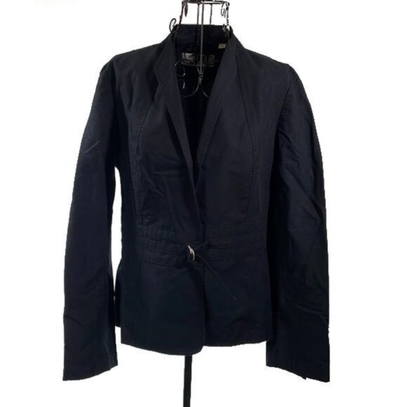 DKNY City | Black One Button Blazer - Picture 1 of 5